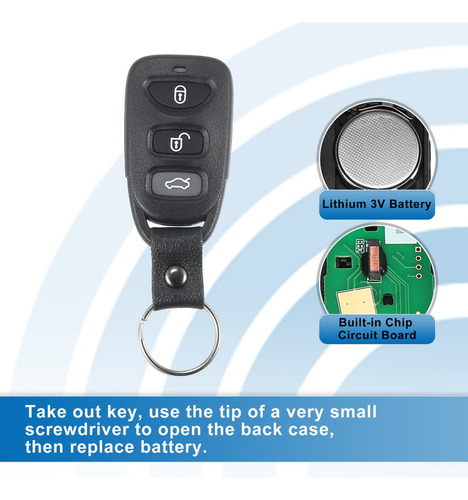 A Chave De Controle Remoto Para Kia Forte 2010-2013 -