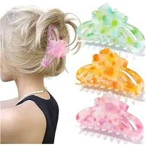 Comprar Miniluck Flower Hair Clips-3pcs Grandes Clips De Jh7ql
