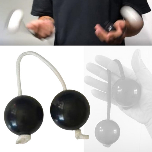 2x African Shaker Sonajero Percusión Pelota Rítmica Doble