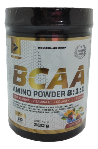Bcaa Amino Powder 8:1:1 X 280gr - Body Advance - Aminoácidos
