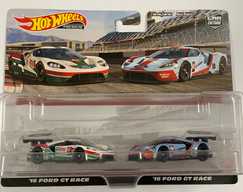 Hot Wheels Duo Pack Premium '16 Ford Gt Race Castrol