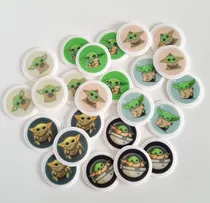 Comprar Baby Yoda  Toppers De Azúcar Comestibles Para Cupcakes 