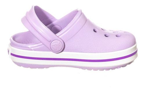 Imagen 2 de 8 de Sandalia Crocs Niñas Crocband Kids Lavender Art C10998-c5p8
