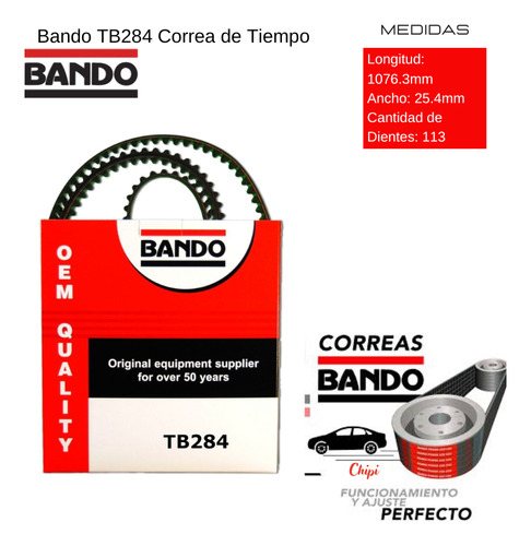 Correa De Tiempo Compatible Kia Spectra 2.0 2006