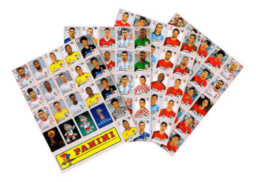 Set De Láminas Actualización Mundial Russia 2018