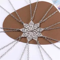 Comprar Collares + Dijes Mejores Amigos Por Siempre Bff - 9 Piezas