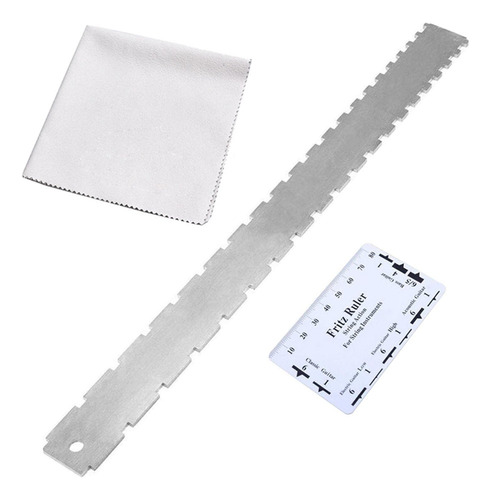 . Regla Con Muescas For Cuello De Guitarra De Acero
