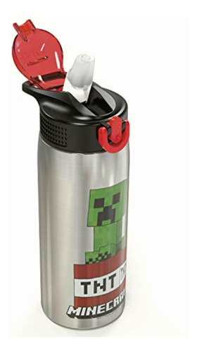 Zak Designs Mici-v151 Zak Designs Botella De Agua De Acero