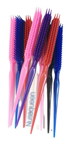 Kit Com 12 Pente Três Fileiras Para Fitagem E Finalização 