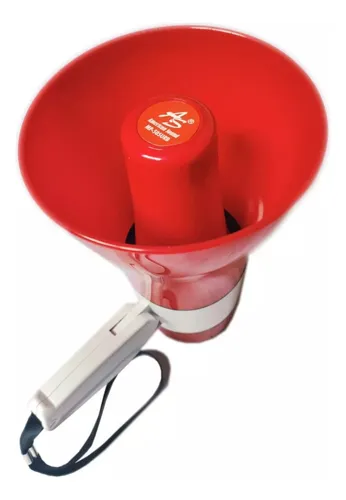 Megáfono Recargable 10w Con Usb/tf Y Sirena Mp-505urb