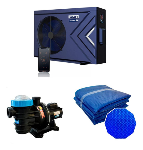Trocador De Calor Gda Bc- 300 30m3 Bomba Capa Térmica 110v/220v