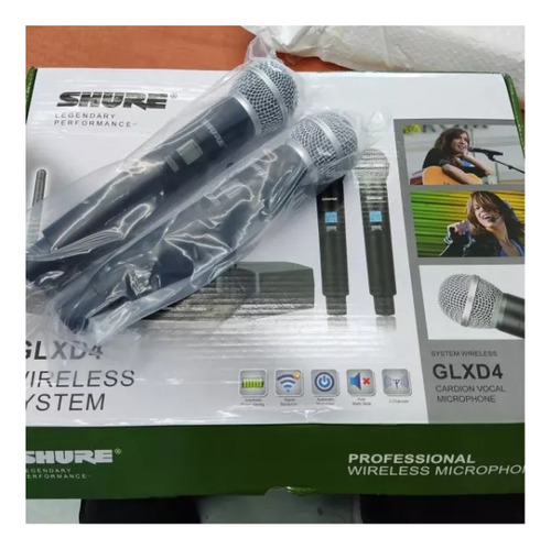 Shure Glxd4 2 Microfonos Inalámbricos Linea Nuevos (Usado)
