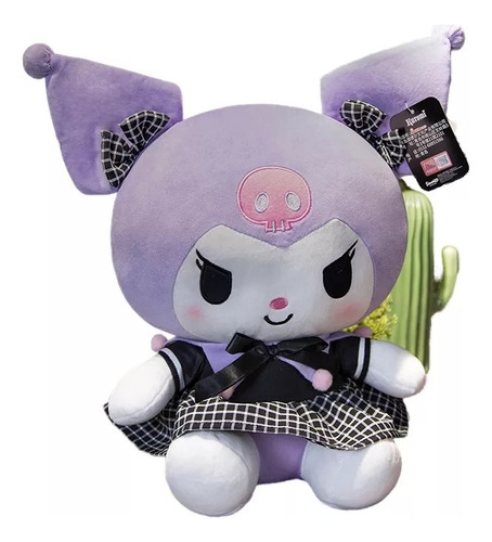 Peluche Sanrio Uniforme Negro - Kuromi 35cm 1