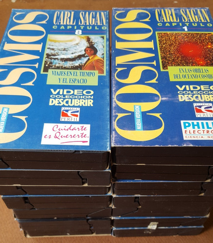Colección Cosmos X Carl Sagan 14 Vídeos Vhs Completa