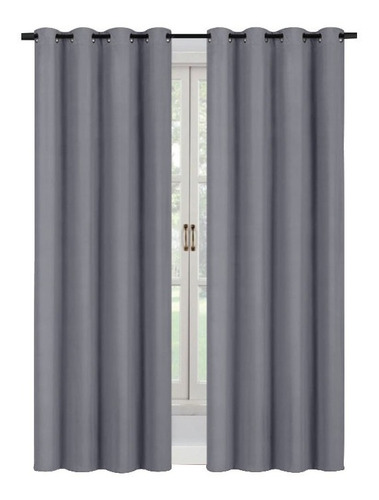 Cortinas Blackout 275cm Ancho X 215cm De Largo En 2 Páneles