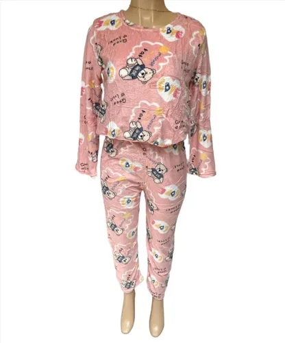 Pijama Afelpada Comoda Y Calientita De 2 Piezas