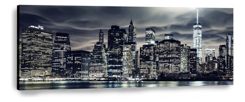 Cuadro Canvas Panoramico Ciudades 130x50 Cm Modelos A Elegir