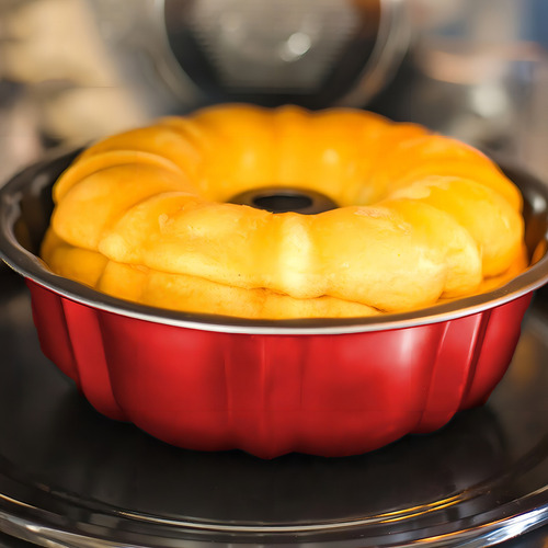 Molde Rosca Panque Pan Antiadherente Acero Inoxidable Horno
