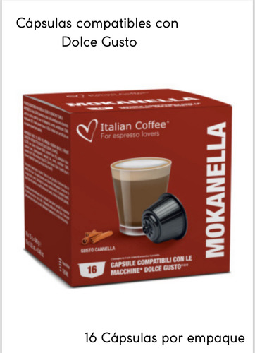 Cápsulas De Café Con Leche Mokanella