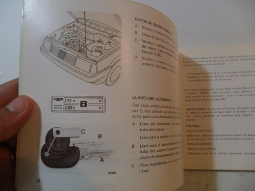 Fiat Regatta 1987 1988 Manual Instrucciones S Sc Y 2000 (Usado)