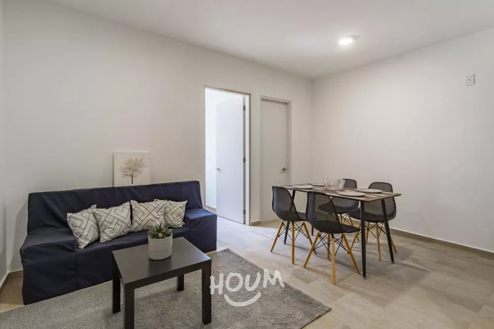 Departamento En Guerrero, Cuauhtémoc Con 1 Recámara, 34 M², Id: 113947