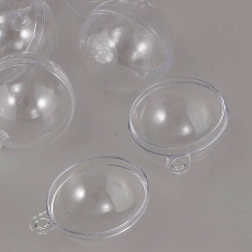 Jjzs Bolas De Plástico Transparente 6 Piezas