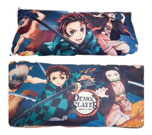 Almohada Jumbo De Demon Slayer, Doble Vista Suave