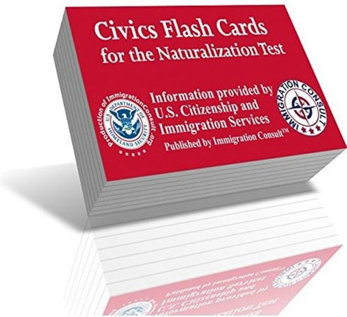 Examen De Ciudadanía Cívica Tarjetas Flash Para El Nuevo Us 