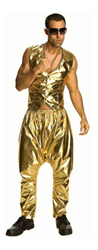 Rubie's Costume Mc Hammer Lame Pants, Gold, One Size