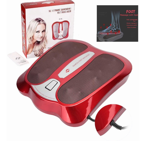 Imagen 1 de 9 de Masajeador Pies Infrarrojo Calor Portátiles Shiatsu Masaje