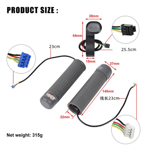 Luz De Giro De Manillar Para Mi4 Pro Max Electric