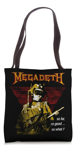 Bolso Tote Megadeth So Far, So Good, So What Importado