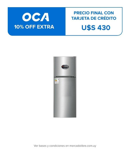 Refrigerador James Frío Seco Jn 300 Inox