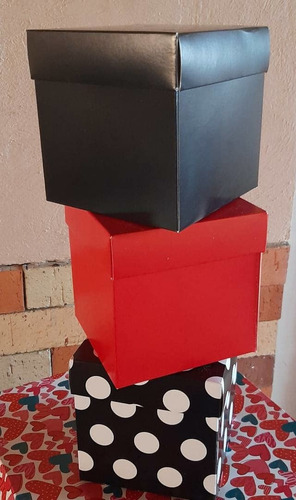 Cajas De Regalo Unicolores 15x15x15 Cms
