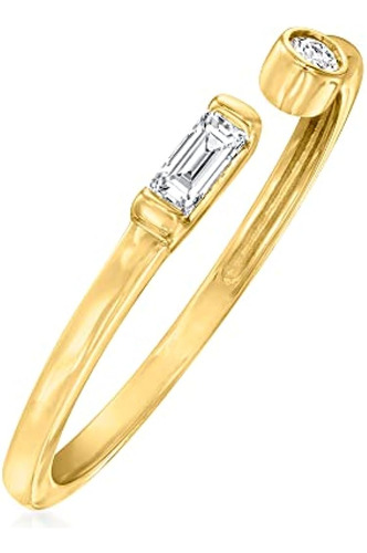 Canaria Anillo Diamantes 10 Quilates En Oro Amarillo 10 Quil