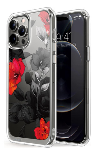 Funda iPhone 13 Pro Max I-blason Rosa / Negro