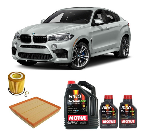 Kit Filtros Bmw X6 3.0 Xdrive 35 Y Motul 5w30 X7