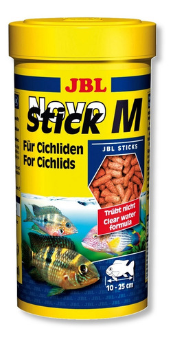 Imagem 1 de 4 de Ração Jbl Novo Sticks M 110g - 250 Ml Ciclideos Carnivoros