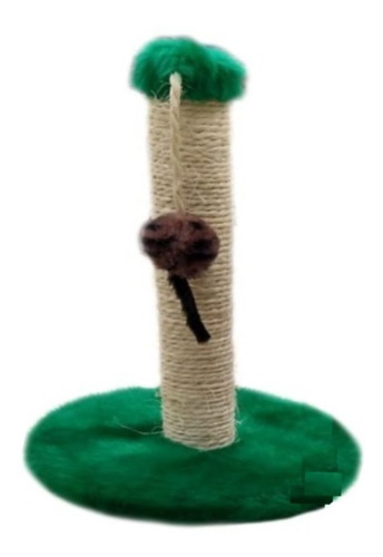Imagem 3 de 5 de Arranhador Poste De Pelucia E Sisal Brinquedo P/ Gatos