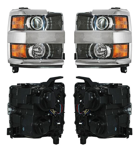 Set 2 Faros Chevrolet Captiva 2015 Generica