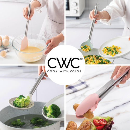 Juego De Utensilios De Cocina Cook Con Silicona De Color, 38