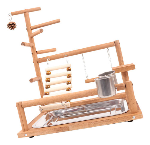 Parque De Juegos Para Loros, Periquitos, Soporte De Juego
