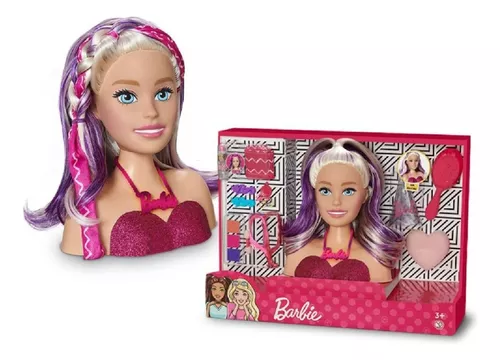 Barbie Para Pentear E Maquiar Boneca Barbie Brinquedo Menina Infantil, Magalu Empresas