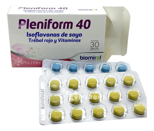 Isoflavonas De Soya Trébol Rojo Pleniform 40 30 Capsulas