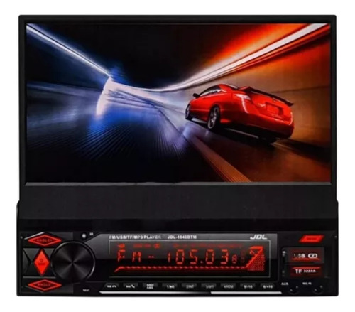 Radio Jdl 1840 Motorizado Usb Bluetooth Pantalla 7 Pulgadas