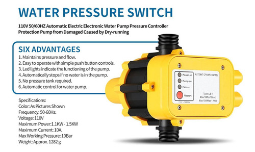 A Controlador Automático De Presión De Bomba De Agua Que Un