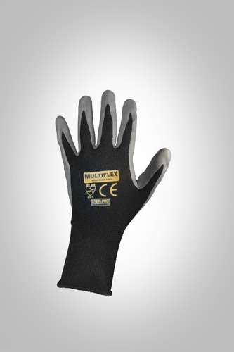 Imagen 2 de 5 de Guante Multiflex Nylon Nitrilo Foam Steelpro