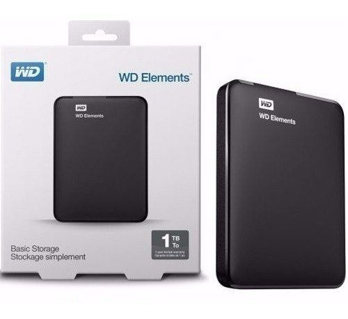 Hd Wd Externo Portátil Elements Usb 3.0 1tb