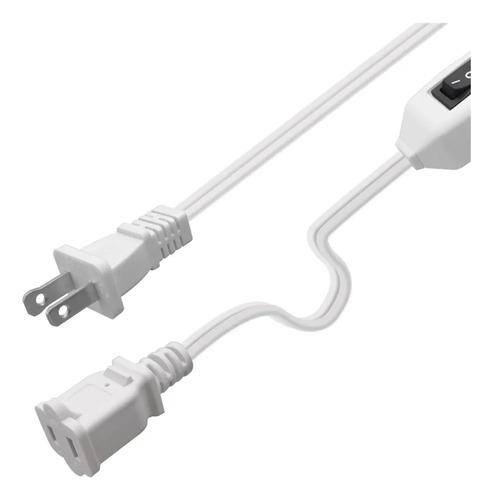Cable De Extensión 12.6 Con Interruptor, Enchufe De Corrient