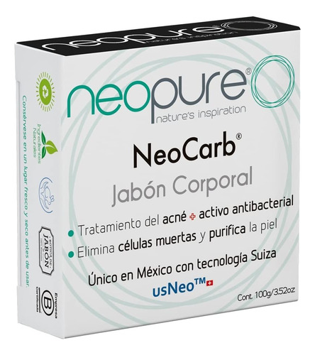 Neopure Jabón Carbón Activado 100g